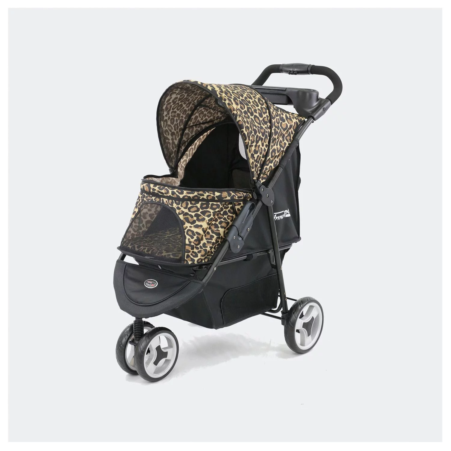 Innopet Honden Buggy Cheetah - Hondentrolley - 94x51x102 Cm 7.1 Kg Zwart Geel Bruin 2 Innopet Honden Buggy Cheetah - Hondentrolley - 94x51x102 Cm 7.1 Kg Zwart Geel Bruin - Afbeelding 2