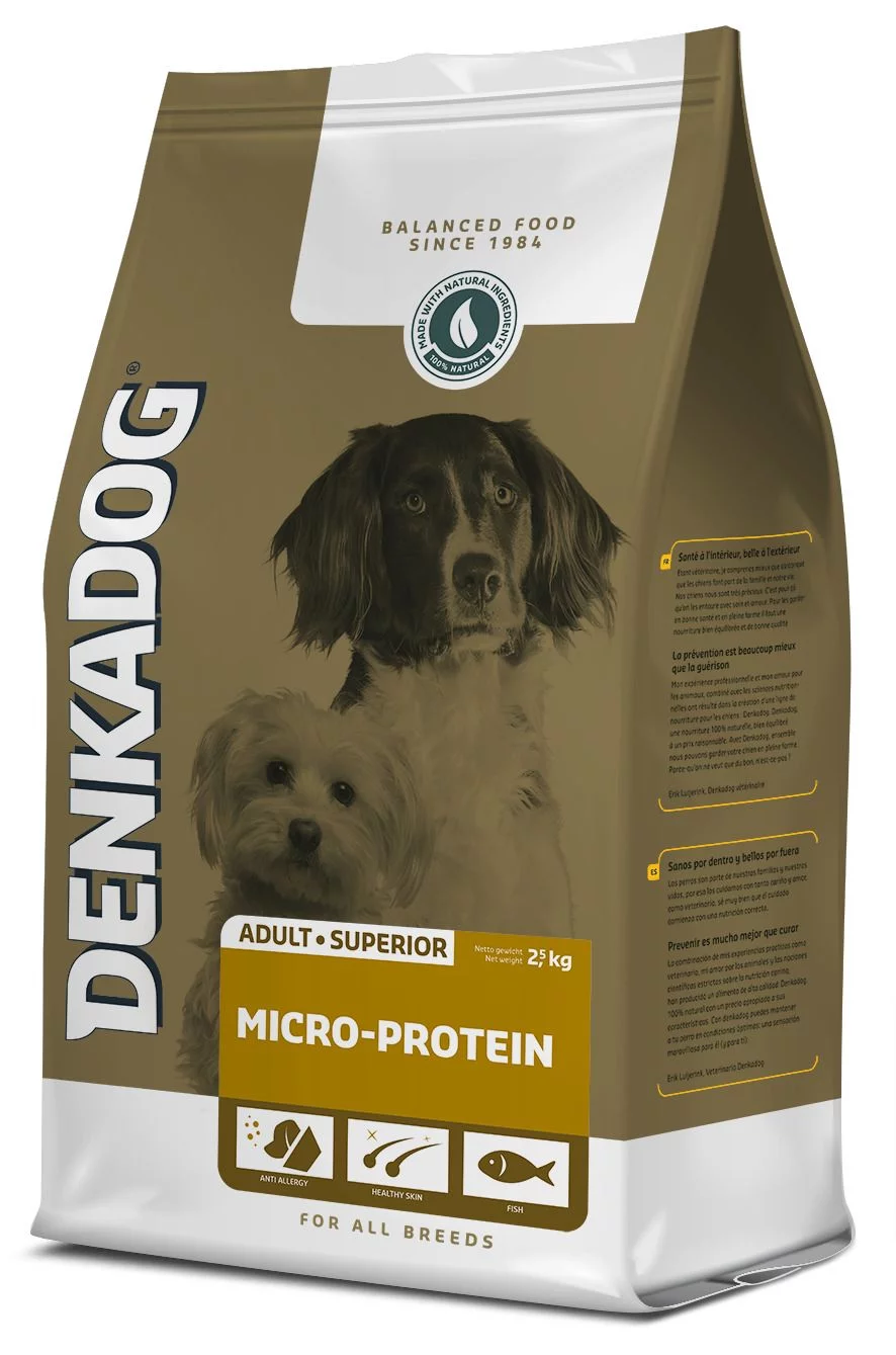 Denkadog Superior Micro-Protein Vis - Hondenvoer 1 Denkadog Superior Micro-Protein Vis - Hondenvoer