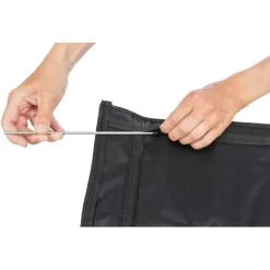 Trixie Autobeschermdeken Smal Met Hoge Zijdelen - Hondenautoaccessoire - 50x145 Cm Zwart Beige -Dierbenodigdheden-Honden 1189 30019874 9