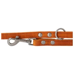 Adori Looplijn Vetleder Met Print - Hondenriem - 130x1.4 Cm Cognac S -Dierbenodigdheden-Honden 1209 30019735 3