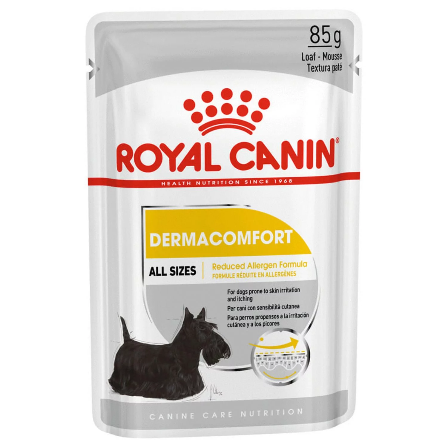 Royal Canin Dermacomfort Natvoer - Hondenvoer - 12x85 G 1 Royal Canin Dermacomfort Natvoer - Hondenvoer - 12x85 G