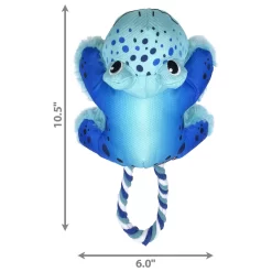 Kong Cozie Tuggz Frog - Hondenspeelgoed - Sm/M -Dierbenodigdheden-Honden 1419 30026401 3