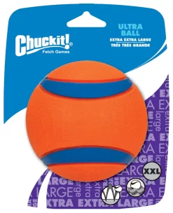 Chuckit! Chuckit Ultra Ball - Hondenspeelgoed - Ø10 Cm Oranje Blauw Xxl