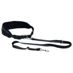 Trixie Hardloopgordel Zwart - Hondenhardlooplijn