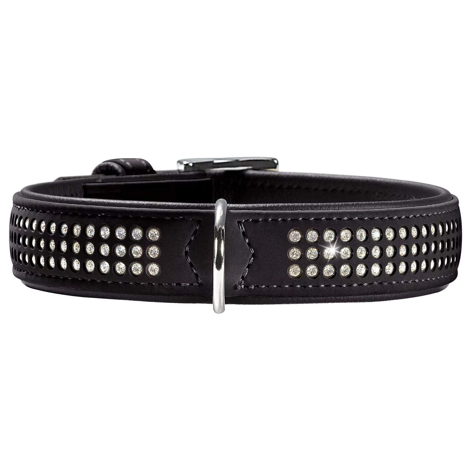 Hunter Halsband Softie Stone Triluxe Zwart - Hondenhalsband 1 Hunter Halsband Softie Stone Triluxe Zwart - Hondenhalsband