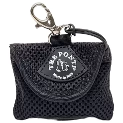 Tre Ponti Poepzak Tasje Inclusief 15 Zakjes - Hondenpoepzakjes - 7-8 Cm Zwart