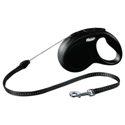 Flexi Rollijn Classic Koord S Zwart - Hondenriem