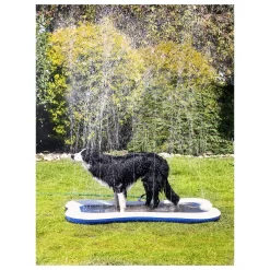 Quapas! Dog Sprinkle Mat - Watermat - 140x90 Cm Blauw Wit 9 Quapas! Dog Sprinkle Mat - Watermat - 140x90 Cm Blauw Wit -Dierbenodigdheden-Honden 1702 30018625 4