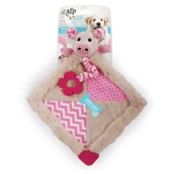 All For Paws Blanky Piggy - Hondenspeelgoed - 38x34x8 Cm Multi-Color