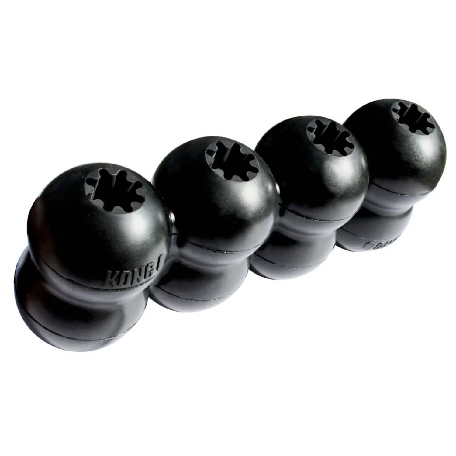 Kong Extreme Goodie Ribbon Zwart - Hondenspeelgoed 1 Kong Extreme Goodie Ribbon Zwart - Hondenspeelgoed