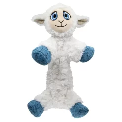 Kong Low Stuff Flopzie Lamb - Hondenspeelgoed - Wit Blauw M