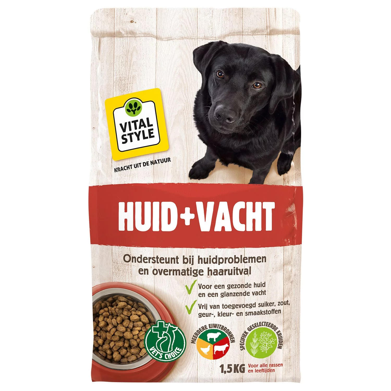 Vitalstyle Huid + Vacht - Hondenvoer 1 Vitalstyle Huid + Vacht - Hondenvoer