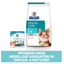 Hill's Prescription Diet T/D Mini Dental Care Zak - Hondenvoer - Kip 3 Kg -Dierbenodigdheden-Honden 2055 10022376 6