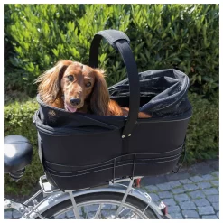 Trixie Fietsmand Long Voor Brede Bagagedragers - Hondenfietsaccessoires - 29x49x60 Cm Zwart -Dierbenodigdheden-Honden 2082 10047437 5