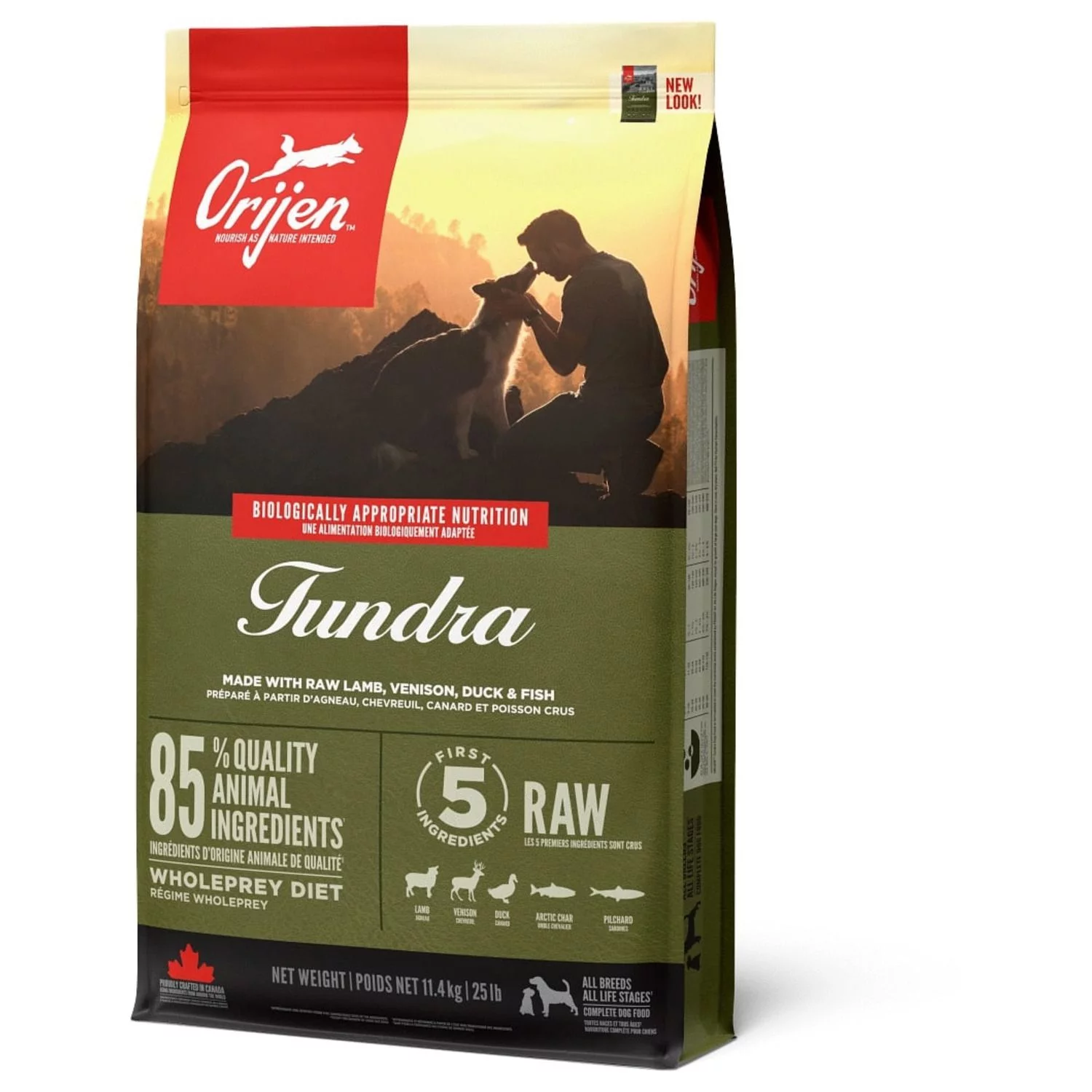 Orijen Whole Prey Tundra Dog Geit&Zwijn - Hondenvoer 1 Orijen Whole Prey Tundra Dog Geit&Zwijn - Hondenvoer