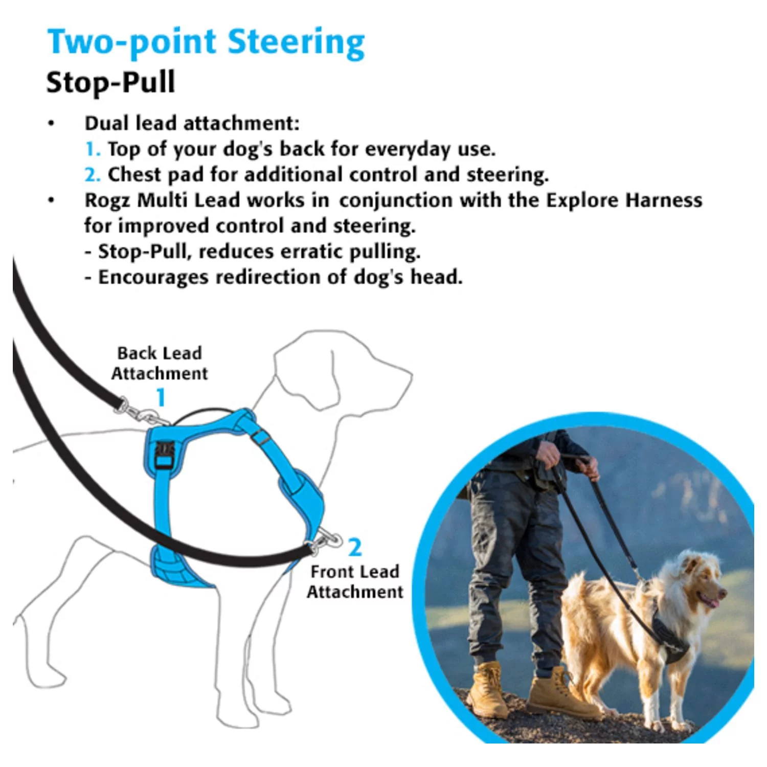 Rogz Explore Tuig Gevoerd Geel - Hondenharnas 2 Rogz Explore Tuig Gevoerd Geel - Hondenharnas - Afbeelding 2