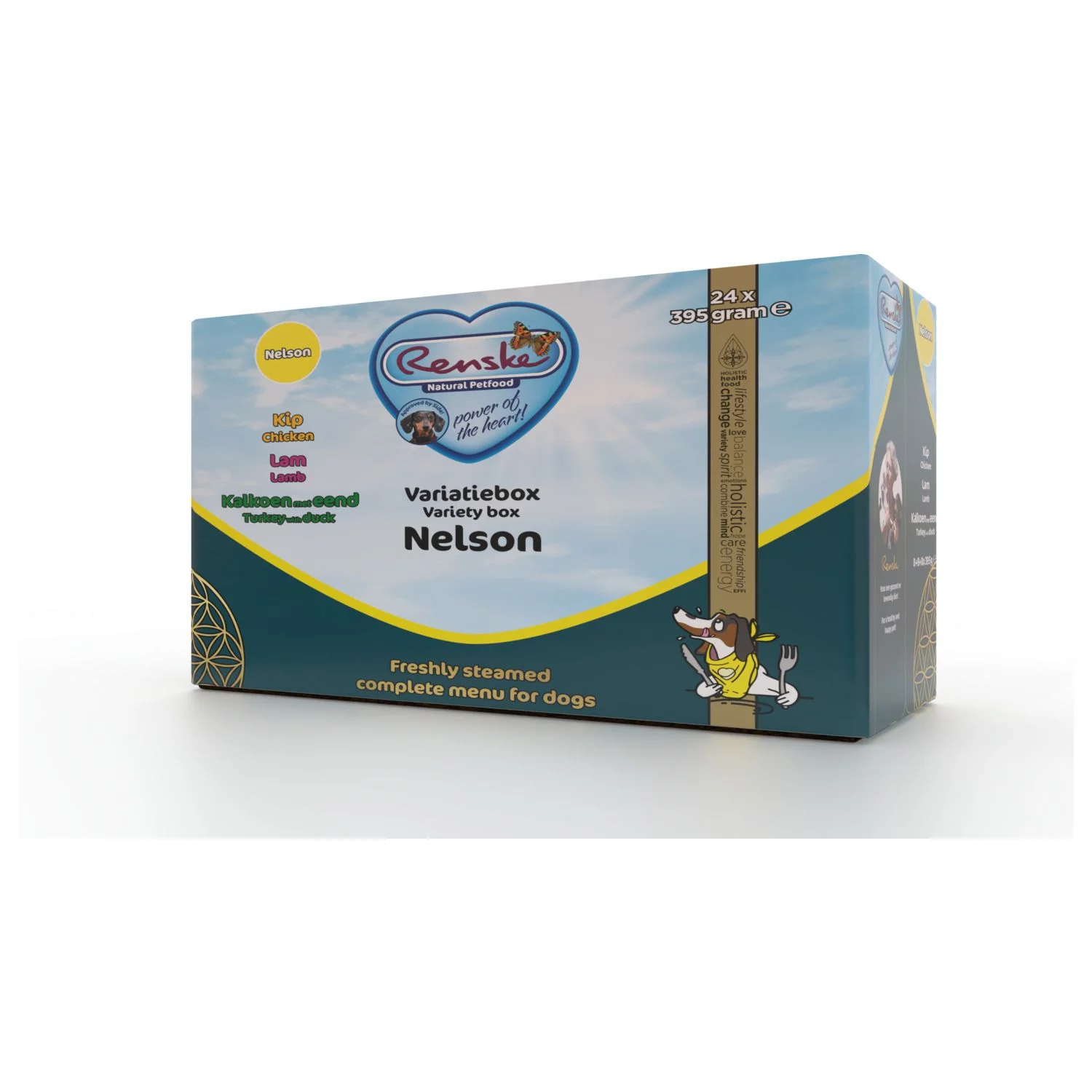 Renske Adult Multidoos Vers Vlees Maaltijd - Hondenvoer - 24x395 G 1 Renske Adult Multidoos Vers Vlees Maaltijd - Hondenvoer - 24x395 G