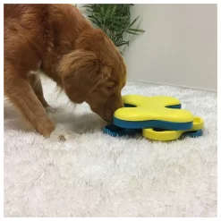 Nina Ottosson Dog Tornado Interactive Snack Puzzel - Hondenspeelgoed - 23.5x18x7 Cm Blauw Geel Level 2 -Dierbenodigdheden-Honden 2289 10034481 3