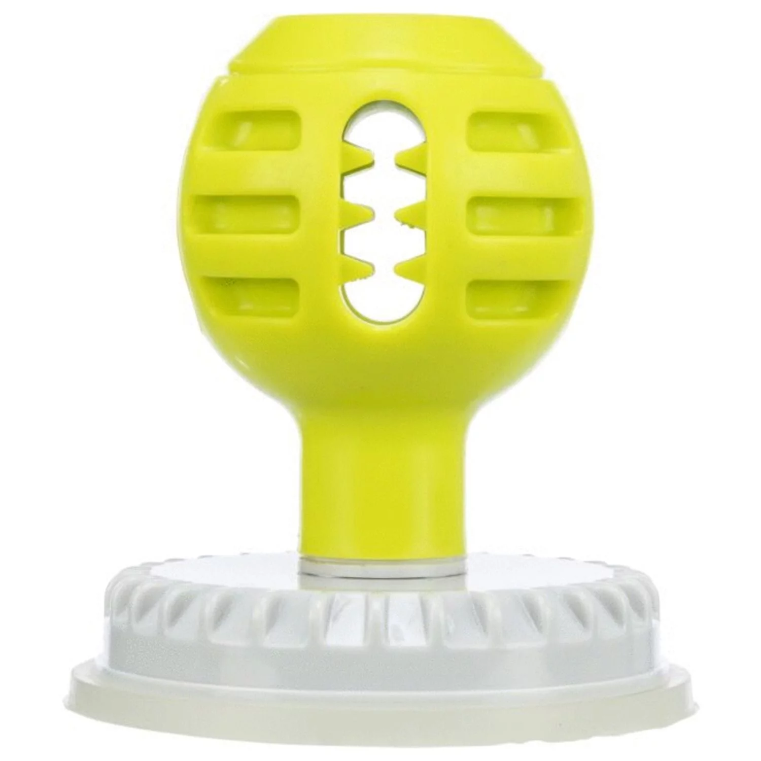 Trixie Lick'N' Snack Bal - Hondenspeelgoed - Ø8/12x13 Cm Groen Grijs 2 Trixie Lick'N' Snack Bal - Hondenspeelgoed - Ø8/12x13 Cm Groen Grijs - Afbeelding 2