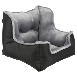 Trixie Auto Hondenstoel - Hondenautoaccessoire - 50x40x50 Cm Zwart Grijs 12 Trixie Auto Hondenstoel - Hondenautoaccessoire - 50x40x50 Cm Zwart Grijs -Dierbenodigdheden-Honden 2353 30019877 3