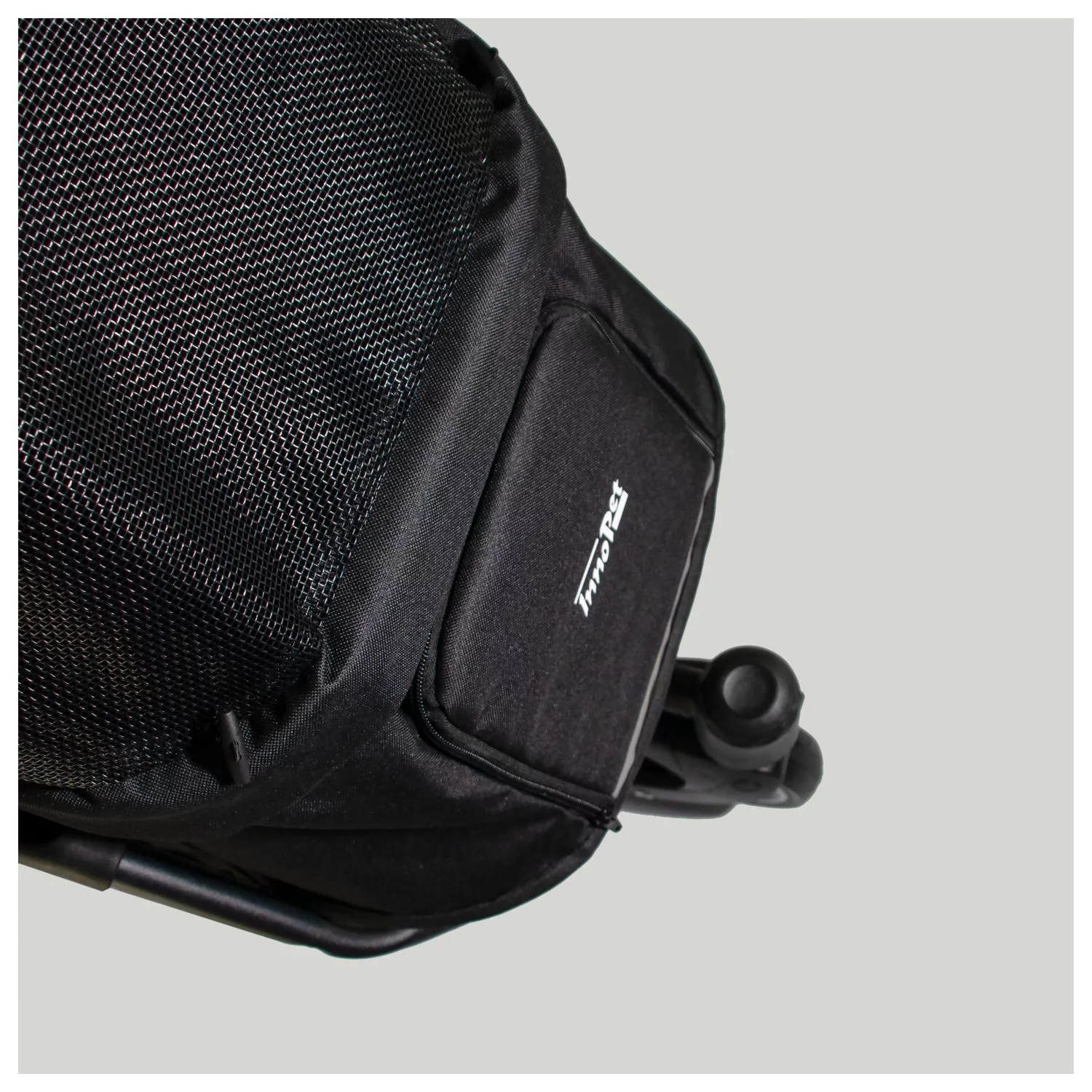 Innopet Hondenbuggy Premium Cozy - Hondentrolley - 78x57x109 Cm Zwart Bruin 7 Innopet Hondenbuggy Premium Cozy - Hondentrolley - 78x57x109 Cm Zwart Bruin - Afbeelding 7