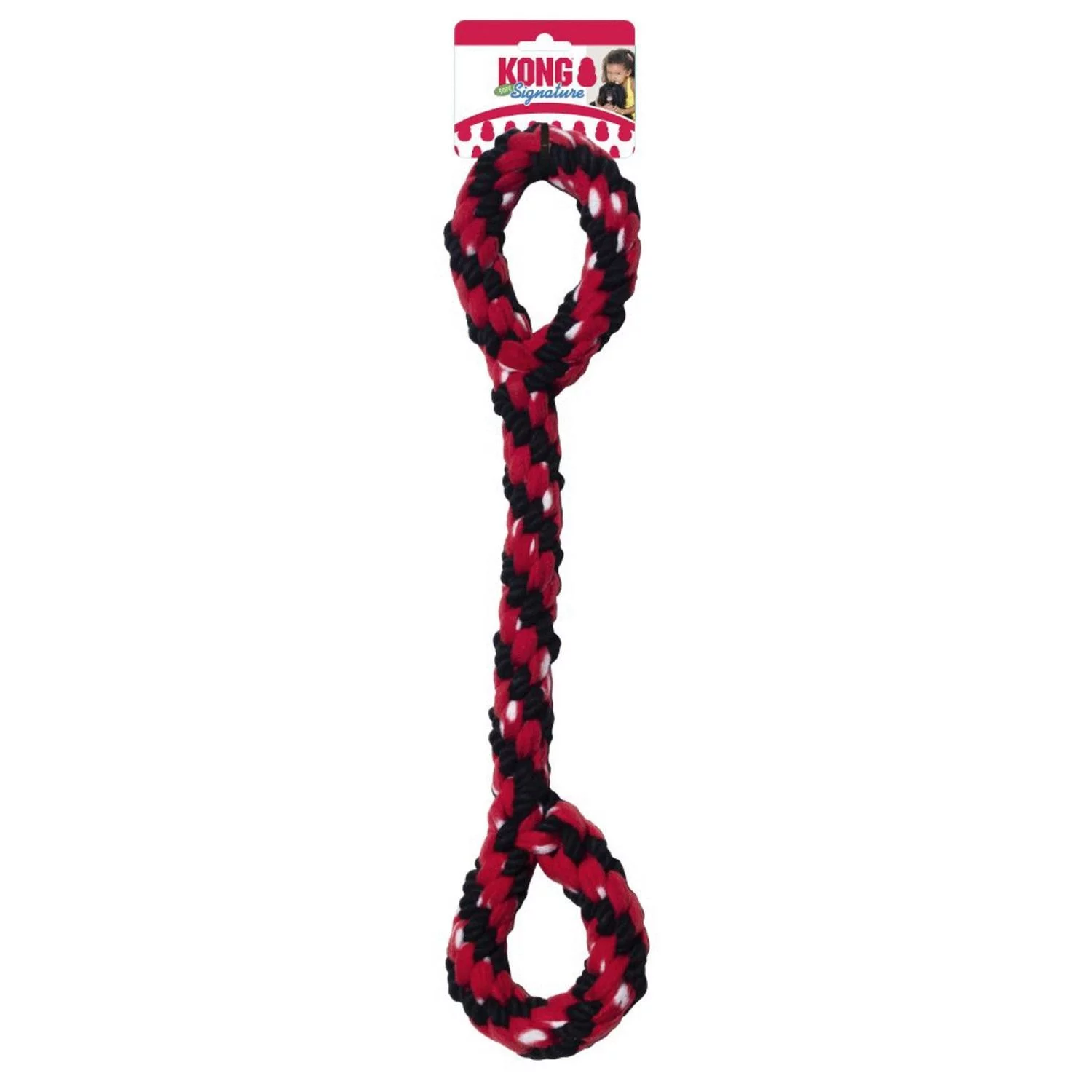 Kong Signature Rope Double Tug - Hondenspeelgoed - 22 Inch 2 Kong Signature Rope Double Tug - Hondenspeelgoed - 22 Inch - Afbeelding 2