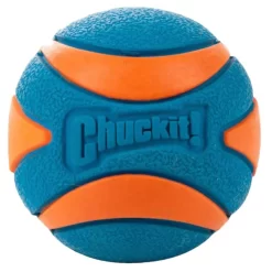 Chuckit! Chuckit Ultra Squeaker Ball - Hondenspeelgoed - Ø7.6 Cm Blauw Oranje L