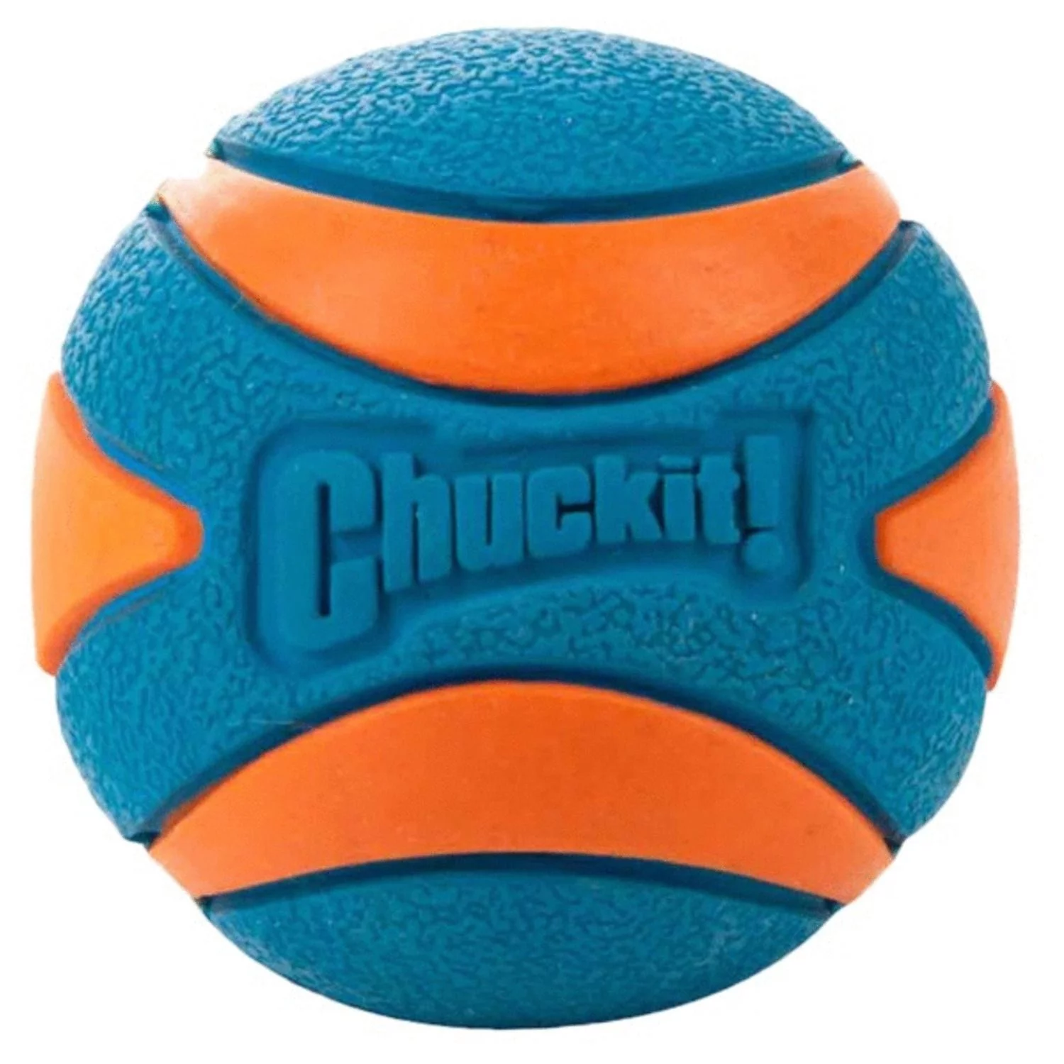 Chuckit! Chuckit Ultra Squeaker Ball - Hondenspeelgoed - Ø7.6 Cm Blauw Oranje L 1 Chuckit! Chuckit Ultra Squeaker Ball - Hondenspeelgoed - Ø7.6 Cm Blauw Oranje L
