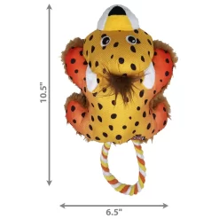 Kong Cozie Tuggz Cheetah - Hondenspeelgoed - Sm/M -Dierbenodigdheden-Honden 2564 30026398 3