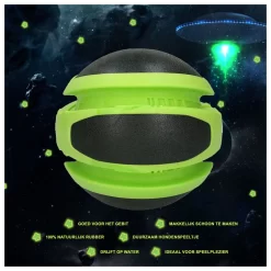 Dog Comets Ball Earth - Hondenspeelgoed - Ø 14 Cm Groen -Dierbenodigdheden-Honden 2672 10036123 3