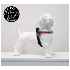 Tre Ponti Fibbia Basic Tuig Rood&Reflectie - Hondenharnas -Dierbenodigdheden-Honden 2673 M 10035906 3