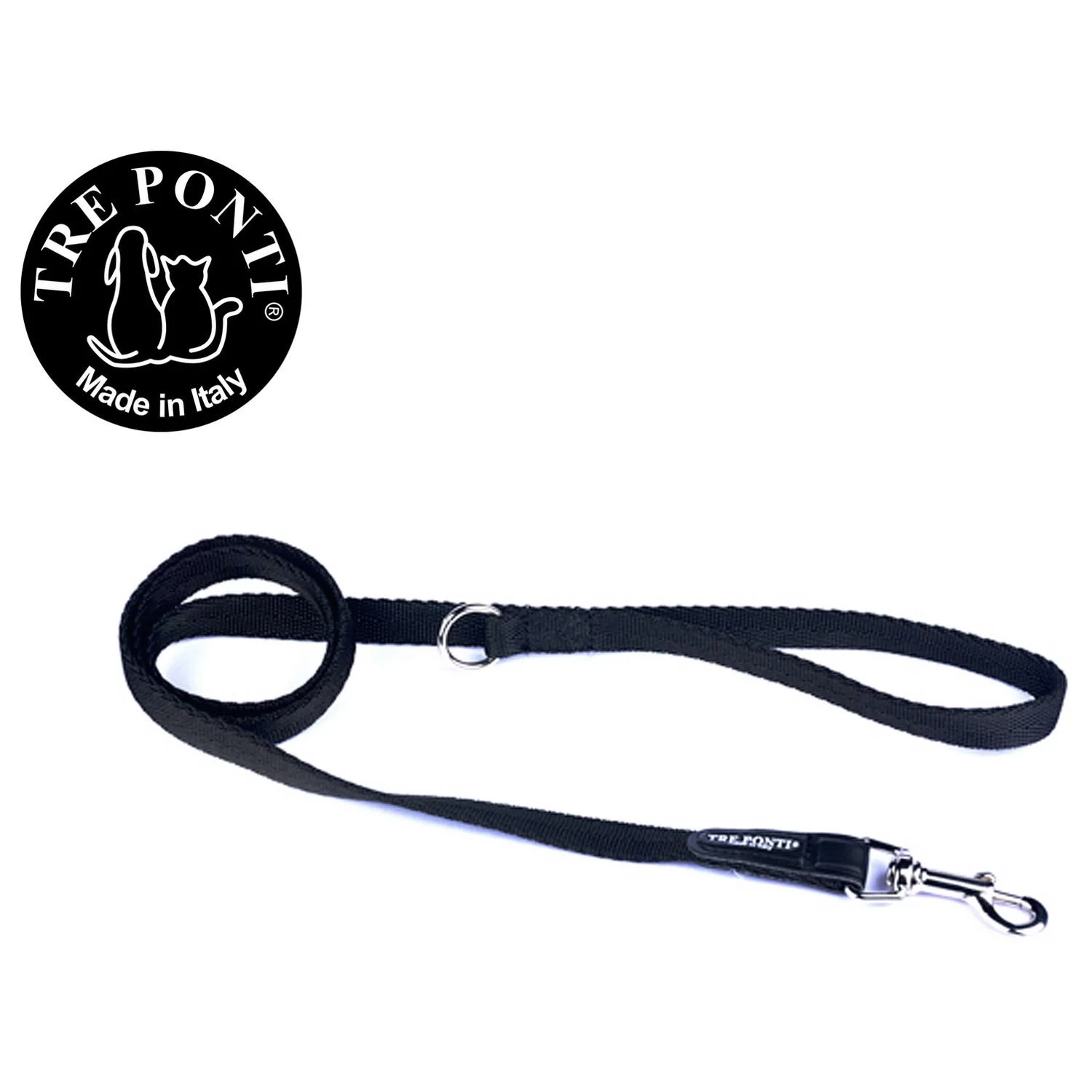Tre Ponti Economic Lijn Reflecterend - Hondenriem - 125 Cm Zwart Reflectie 2 Tre Ponti Economic Lijn Reflecterend - Hondenriem - 125 Cm Zwart Reflectie - Afbeelding 2