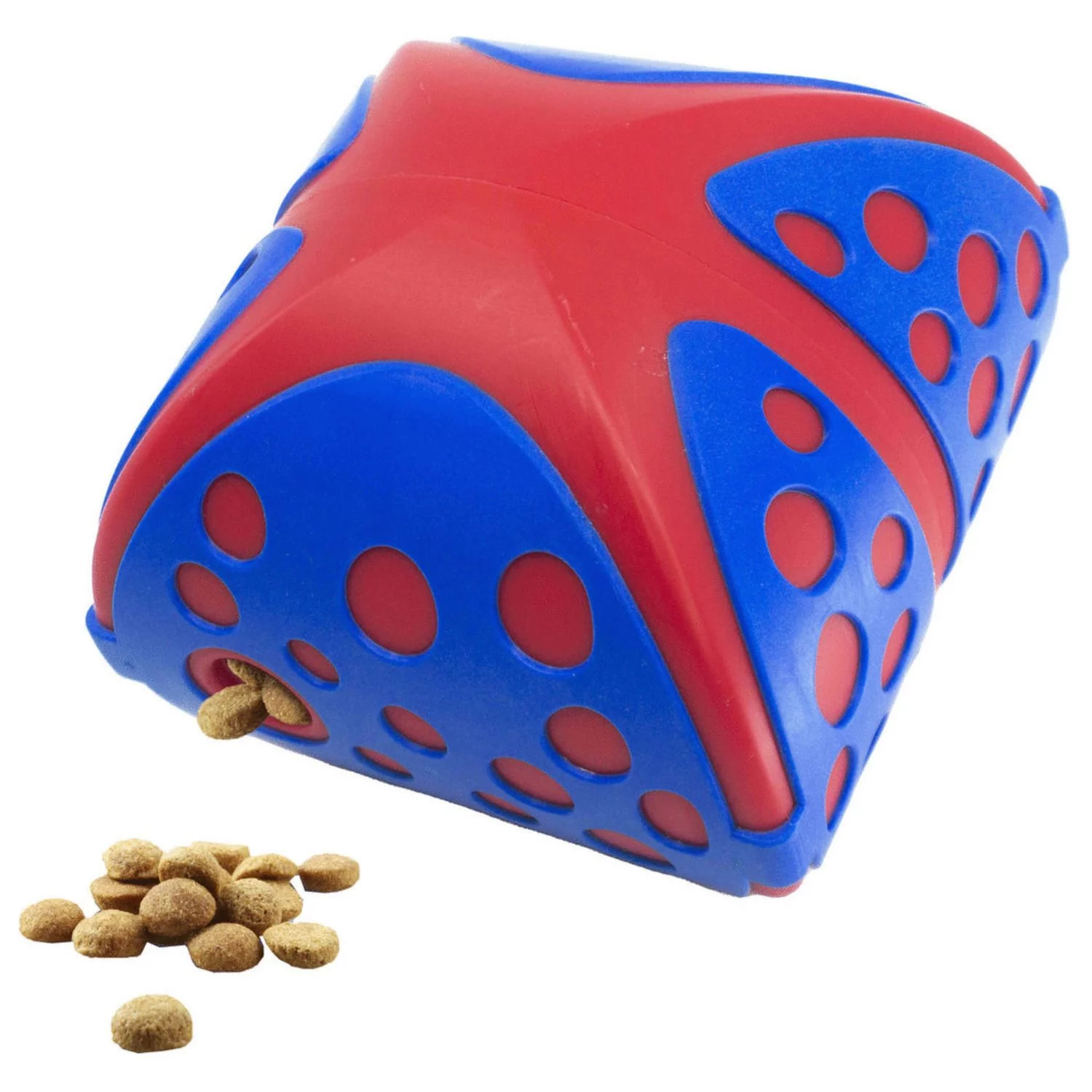 Kong Rewards Wally - Hondenspeelgoed - 12.5x12.5x12.5 Cm Rood Blauw M/L 3 Kong Rewards Wally - Hondenspeelgoed - 12.5x12.5x12.5 Cm Rood Blauw M/L - Afbeelding 3