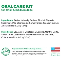 Tropiclean Fresh Breath Oral Gel Kit Small Dogs - Gebitsverzorging - 59 Ml 15 G 6 Tropiclean Fresh Breath Oral Gel Kit Small Dogs - Gebitsverzorging - 59 Ml 15 G -Dierbenodigdheden-Honden 2967 30012349 3