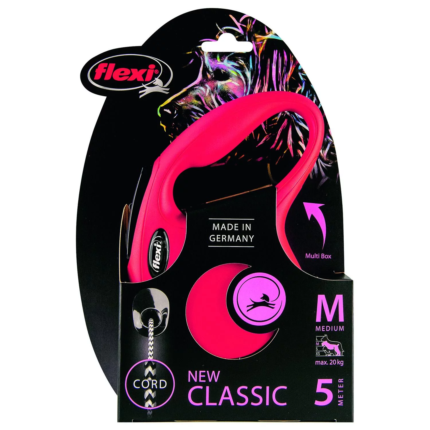 Flexi Rollijn Classic Koord M Rood - Hondenriem 5 Flexi Rollijn Classic Koord M Rood - Hondenriem - Afbeelding 5