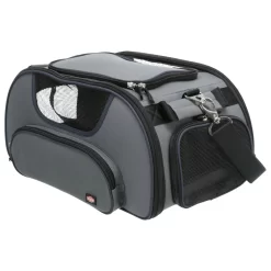 Trixie Vliegtuigtas Wings - Hondendraagtas - 28x23x46 Cm Grijs Blauw