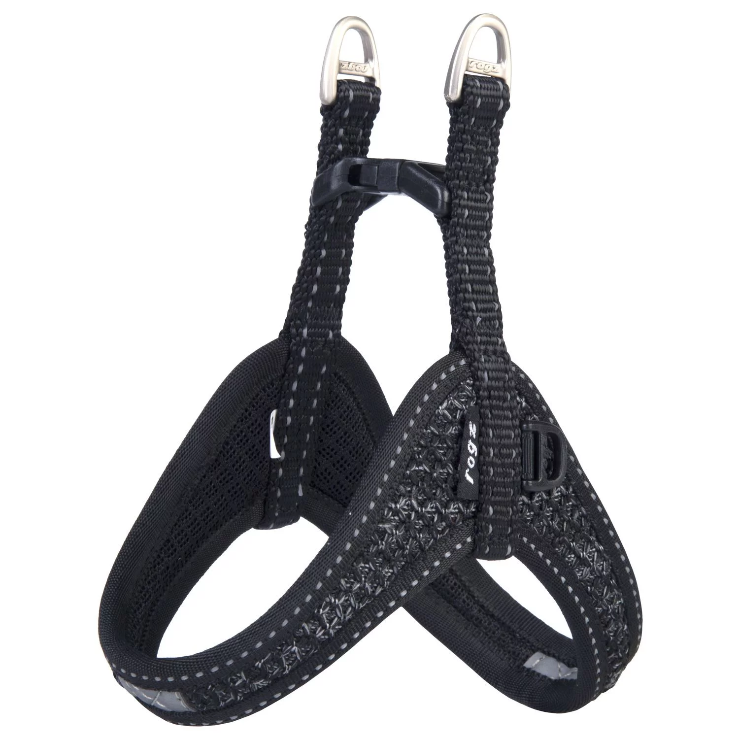 Rogz Utility Fast Fit Tuig Zwart - Hondenharnas 1 Rogz Utility Fast Fit Tuig Zwart - Hondenharnas