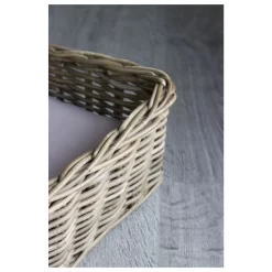 Happy-House Rieten Mand Recht Naturel - Hondenmand -Dierbenodigdheden-Honden 3083 M 941170 5