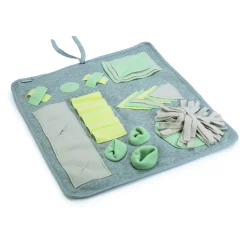 Beeztees Puppy Snuffelmat Doeka - Hondenspeelgoed - 50 X 45 X 2 Cm Multi-Color