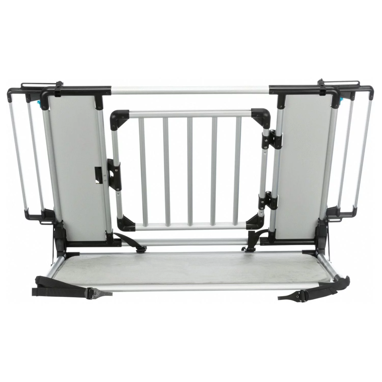 Trixie Autorek Universeel - Hondenautoaccessoire - 94-114x69 Cm Zilver Zwart 4 Trixie Autorek Universeel - Hondenautoaccessoire - 94-114x69 Cm Zilver Zwart - Afbeelding 4
