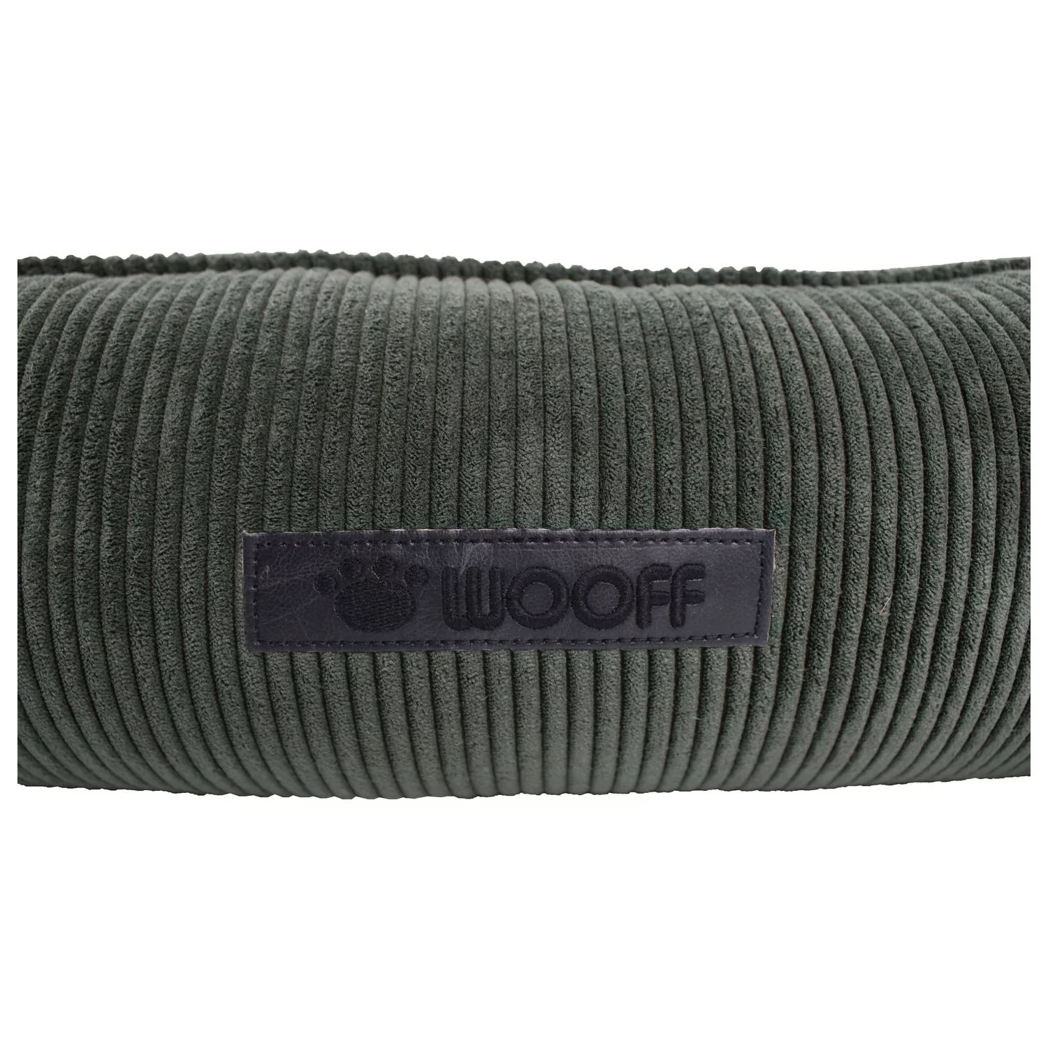 Wooff Cocoon Rib Velours Olijfgroen - Hondenmand 3 Wooff Cocoon Rib Velours Olijfgroen - Hondenmand - Afbeelding 3