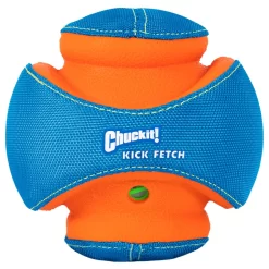 Chuckit! Chuckit Giggle Kick Fetch - Hondenspeelgoed - 14 Cm Blauw Oranje -Dierbenodigdheden-Honden 3283 30018227 4