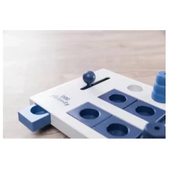 Trixie Dog Activity Mini Mover Strategiespel - Hondenspeelgoed - 25x20 Cm Donkerblauw Wit Lichtblauw 1 Stuk Level 3 -Dierbenodigdheden-Honden 3294 10025867 3