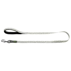 Hunter Looplijn Convenience Reflect Wit&Reflectie - Hondenriem