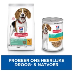 Hill's Canine Perfect Weight Adult Medium Kip - Hondenvoer -Dierbenodigdheden-Honden 3478 M 10048917 4