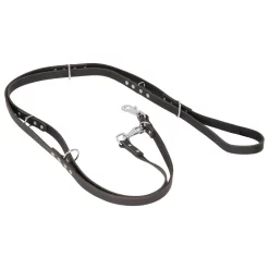 Adori Dresseerlijn Softleder Met Print - Hondenriem - 300x1.8 Cm Donkerbruin M/L