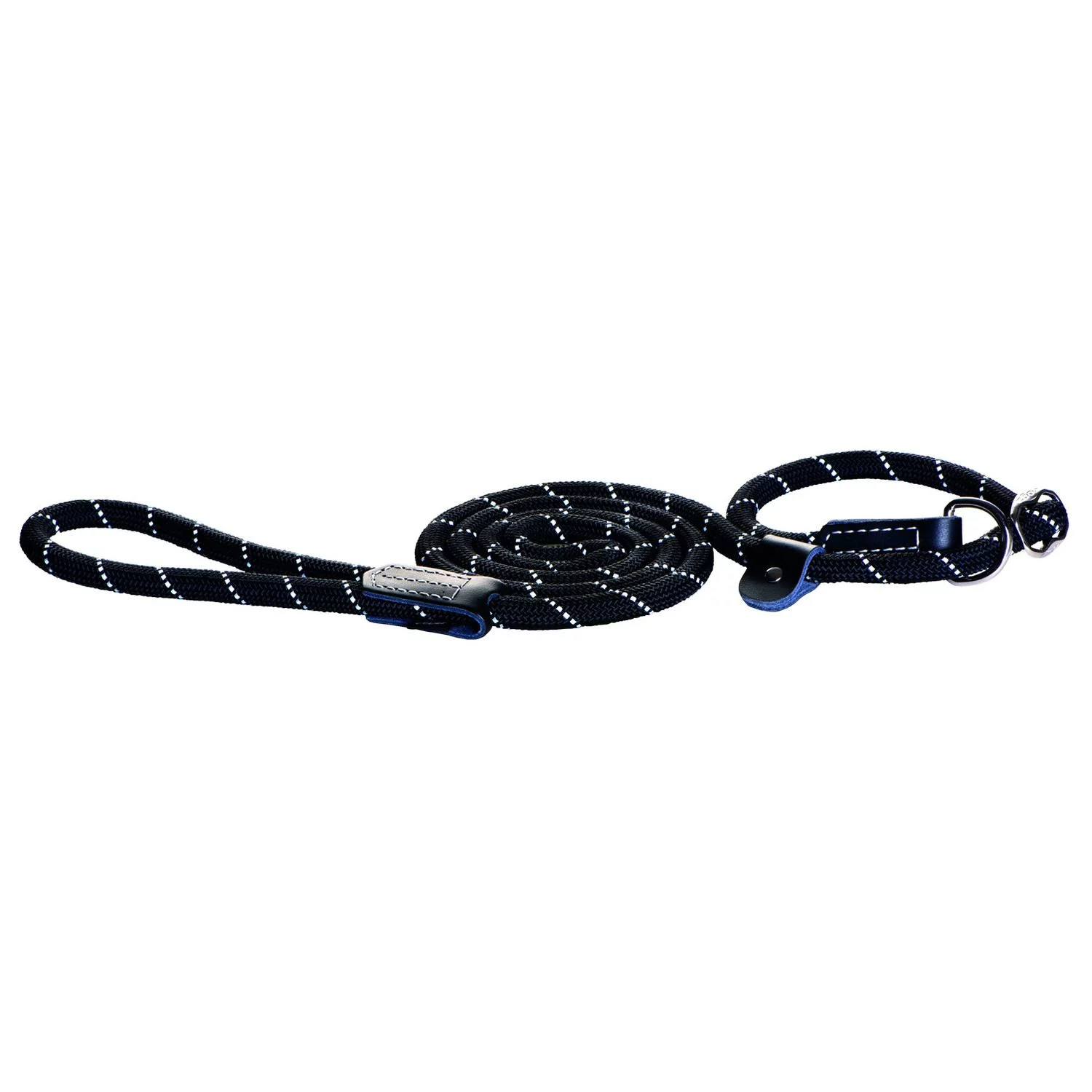 Rogz Rope Jachtlijn - Hondenriem - 180x0.9 Cm Zwart M 1 Rogz Rope Jachtlijn - Hondenriem - 180x0.9 Cm Zwart M