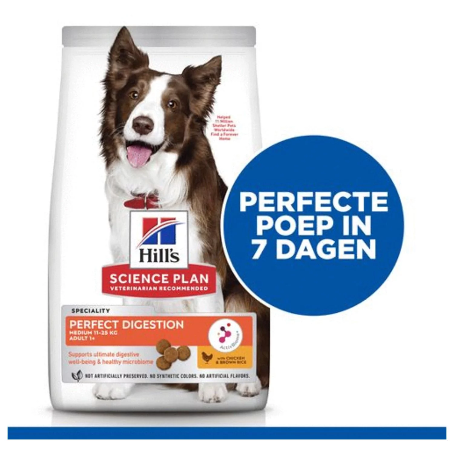 Hill's Canine Adult Perfect Digestion Medium - Hondenvoer 2 Hill's Canine Adult Perfect Digestion Medium - Hondenvoer - Afbeelding 2
