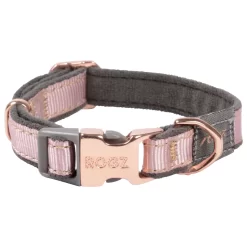Rogz Urban Halsband Roze&Grijs&Rosé - Hondenhalsband