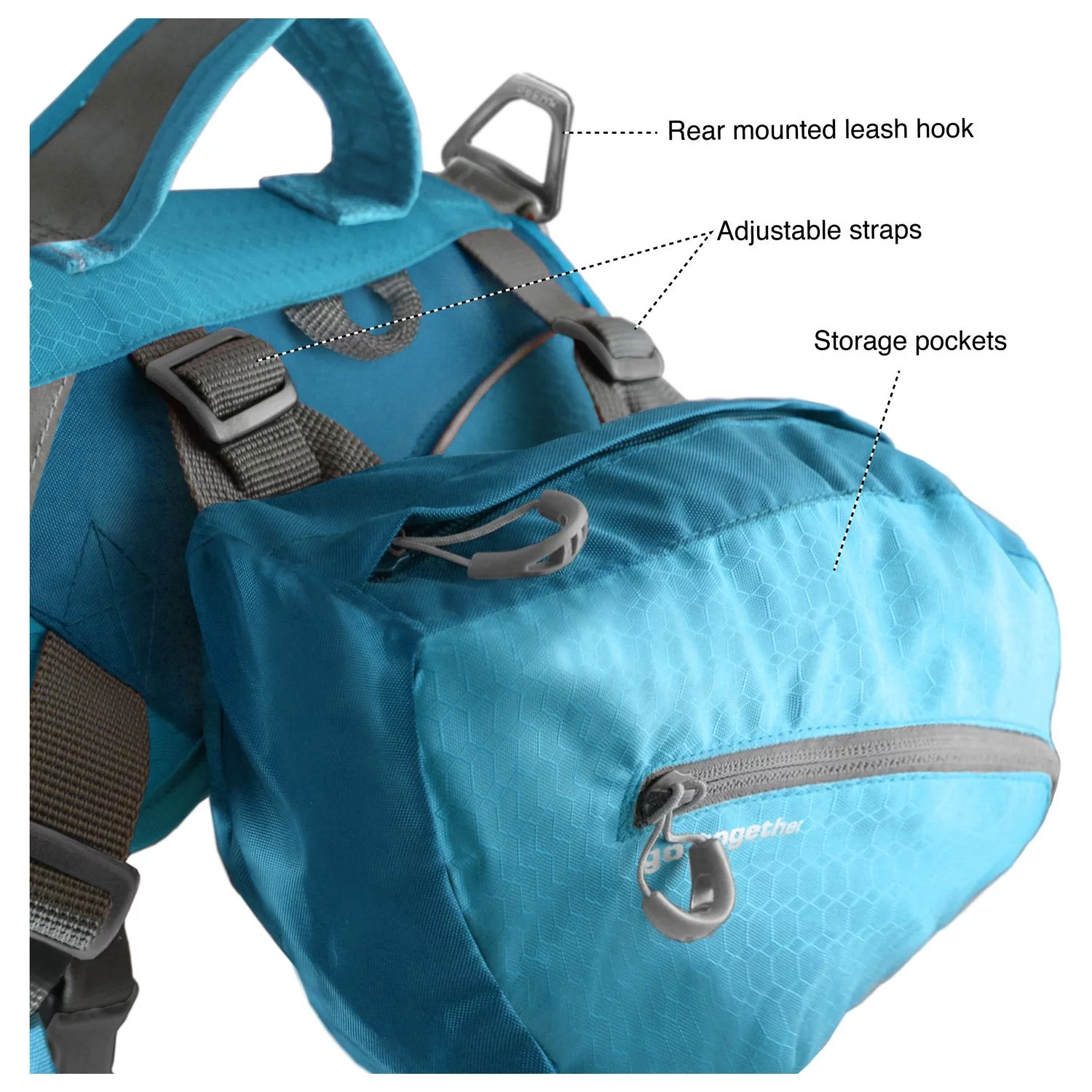 Kurgo Baxter Hondenrugzak - Hondendraagzak - Rood 13.5 Tot 38.5 Kg 6 Kurgo Baxter Hondenrugzak - Hondendraagzak - Rood 13.5 Tot 38.5 Kg - Afbeelding 6